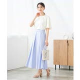 【接触冷感/UVカット】ギャザーネックフレアスリーブトップス | a.v.v【WOMEN】 | 詳細画像18 