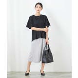 【接触冷感/UVカット】ギャザーネックフレアスリーブトップス | a.v.v【WOMEN】 | 詳細画像25 