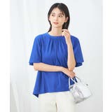 【接触冷感/UVカット】ギャザーネックフレアスリーブトップス | a.v.v【WOMEN】 | 詳細画像8 