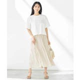 【コットン100％】大人のクロップドロゴTシャツ | a.v.v【WOMEN】 | 詳細画像3 