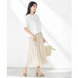 【コットン100％】大人のクロップドロゴTシャツ | a.v.v【WOMEN】 | 詳細画像4 