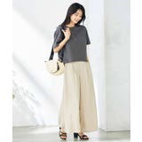 【コットン100％】大人のクロップドロゴTシャツ | a.v.v【WOMEN】 | 詳細画像7 