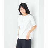 ホワイト | 【接触冷感/UVカット】大人のリッチTシャツ | a.v.v【WOMEN】