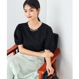 【UVカット】パール調ネックトップス | a.v.v【WOMEN】 | 詳細画像15 