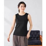 ブラック | ベーシックテレコタンクトップ | a.v.v【WOMEN】