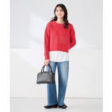 【イージーケア】ラウンドヘムロングタンクトップ | a.v.v【WOMEN】 | 詳細画像12 