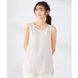 【イージーケア】ラウンドヘムロングタンクトップ | a.v.v【WOMEN】 | 詳細画像2 