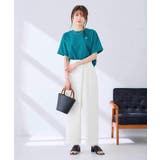 大人のクロップド刺繍Tシャツ【UVカット・接触冷感】 | a.v.v【WOMEN】 | 詳細画像16 