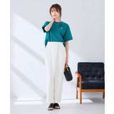 大人のクロップド刺繍Tシャツ【UVカット・接触冷感】 | a.v.v【WOMEN】 | 詳細画像17 
