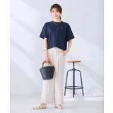 大人のクロップド刺繍Tシャツ【UVカット・接触冷感】 | a.v.v【WOMEN】 | 詳細画像21 