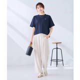 大人のクロップド刺繍Tシャツ【UVカット・接触冷感】 | a.v.v【WOMEN】 | 詳細画像22 