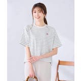 大人のクロップド刺繍Tシャツ【UVカット・接触冷感】 | a.v.v【WOMEN】 | 詳細画像24 