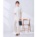 大人のクロップド刺繍Tシャツ【UVカット・接触冷感】 | a.v.v【WOMEN】 | 詳細画像28 