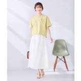 大人のクロップド刺繍Tシャツ【UVカット・接触冷感】 | a.v.v【WOMEN】 | 詳細画像3 