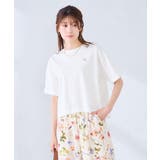 大人のクロップド刺繍Tシャツ【UVカット・接触冷感】 | a.v.v【WOMEN】 | 詳細画像36 