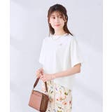 大人のクロップド刺繍Tシャツ【UVカット・接触冷感】 | a.v.v【WOMEN】 | 詳細画像37 
