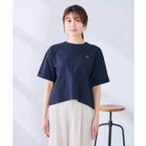 大人のクロップド刺繍Tシャツ【UVカット・接触冷感】 | a.v.v【WOMEN】 | 詳細画像42 