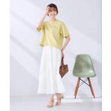 大人のクロップド刺繍Tシャツ【UVカット・接触冷感】 | a.v.v【WOMEN】 | 詳細画像5 