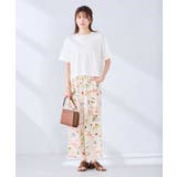 大人のクロップド刺繍Tシャツ【UVカット・接触冷感】 | a.v.v【WOMEN】 | 詳細画像54 