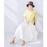 大人のクロップド刺繍Tシャツ【UVカット・接触冷感】 | a.v.v【WOMEN】 | 詳細画像9 