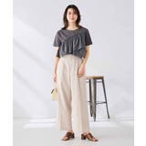 フリルドッキングTシャツ | a.v.v【WOMEN】 | 詳細画像11 
