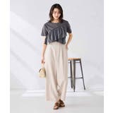 フリルドッキングTシャツ | a.v.v【WOMEN】 | 詳細画像14 