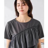 フリルドッキングTシャツ | a.v.v【WOMEN】 | 詳細画像18 