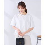 裾ドロストロゴTシャツ | a.v.v【WOMEN】 | 詳細画像10 