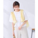 裾ドロストロゴTシャツ | a.v.v【WOMEN】 | 詳細画像12 