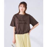 裾ドロストロゴTシャツ | a.v.v【WOMEN】 | 詳細画像2 