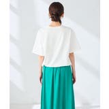 裾ドロストロゴTシャツ | a.v.v【WOMEN】 | 詳細画像22 