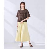 裾ドロストロゴTシャツ | a.v.v【WOMEN】 | 詳細画像5 