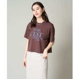 クロップドロゴTシャツ | a.v.v【WOMEN】 | 詳細画像10 