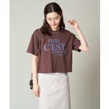クロップドロゴTシャツ | a.v.v【WOMEN】 | 詳細画像11 