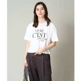 クロップドロゴTシャツ | a.v.v【WOMEN】 | 詳細画像16 