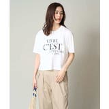 クロップドロゴTシャツ | a.v.v【WOMEN】 | 詳細画像24 