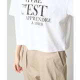 クロップドロゴTシャツ | a.v.v【WOMEN】 | 詳細画像34 