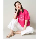 クロップドロゴTシャツ | a.v.v【WOMEN】 | 詳細画像5 