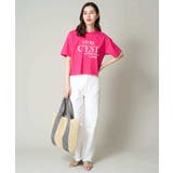 クロップドロゴTシャツ | a.v.v【WOMEN】 | 詳細画像9 