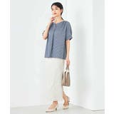 ストライプジャガードスリットネックトップス | a.v.v【WOMEN】 | 詳細画像21 