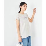 【コットン100%】フレンチスリーブロゴTシャツ | a.v.v【WOMEN】 | 詳細画像10 