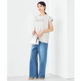 【コットン100%】フレンチスリーブロゴTシャツ | a.v.v【WOMEN】 | 詳細画像12 