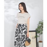 【コットン100%】フレンチスリーブロゴTシャツ | a.v.v【WOMEN】 | 詳細画像15 