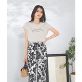 【コットン100%】フレンチスリーブロゴTシャツ | a.v.v【WOMEN】 | 詳細画像16 