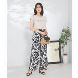 【コットン100%】フレンチスリーブロゴTシャツ | a.v.v【WOMEN】 | 詳細画像18 