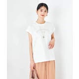 【コットン100%】フレンチスリーブロゴTシャツ | a.v.v【WOMEN】 | 詳細画像20 