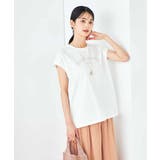 【コットン100%】フレンチスリーブロゴTシャツ | a.v.v【WOMEN】 | 詳細画像21 