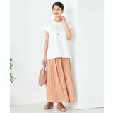 【コットン100%】フレンチスリーブロゴTシャツ | a.v.v【WOMEN】 | 詳細画像24 