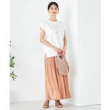 【コットン100%】フレンチスリーブロゴTシャツ | a.v.v【WOMEN】 | 詳細画像26 