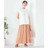 【コットン100%】フレンチスリーブロゴTシャツ | a.v.v【WOMEN】 | 詳細画像27 